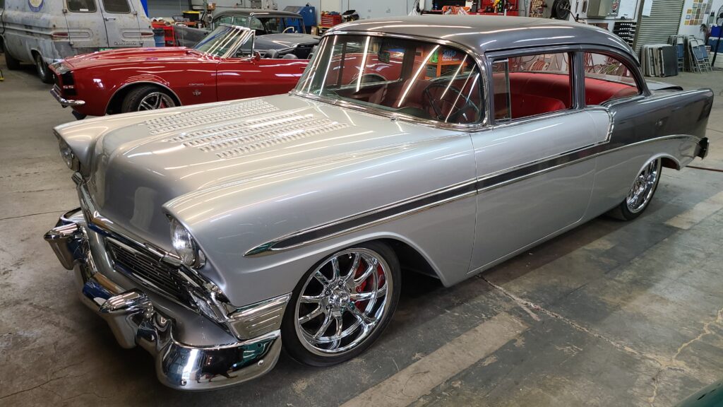 1956 Chevy Bel Air on an Art Morrison chassis